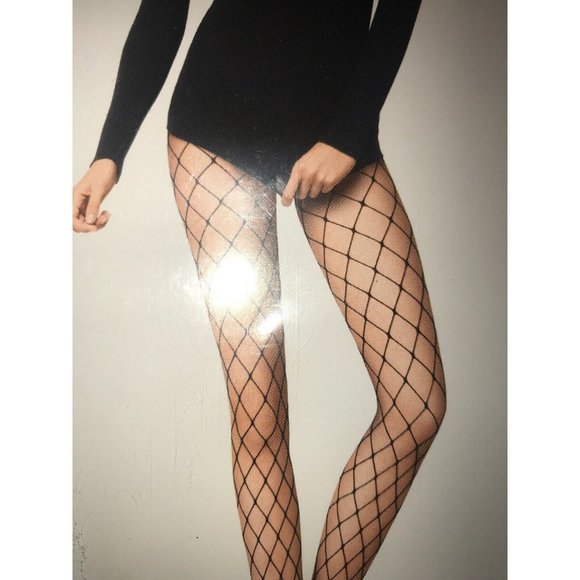 Wolford Black Fishnet Tights - Picture 2 of 3